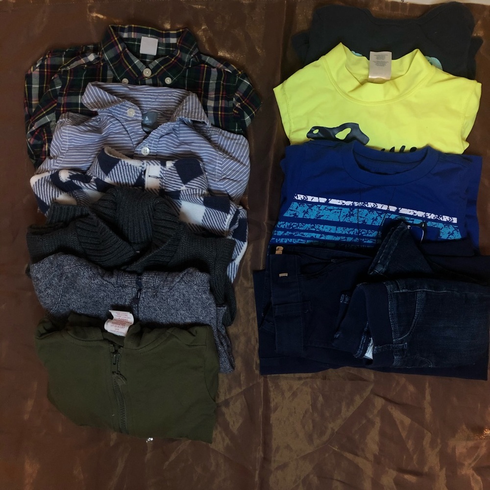 Bundle of boys clothes